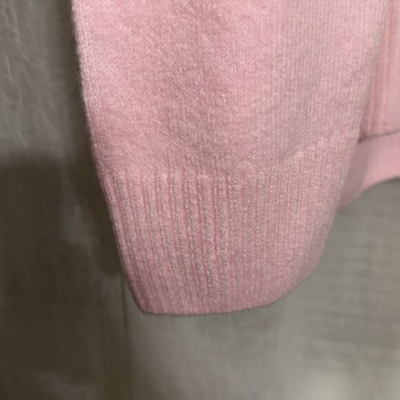 CeCe Mommy & Me Crewneck Fair Isle Pink Hearts High Low Sweater Matching - Picture 4 of 14